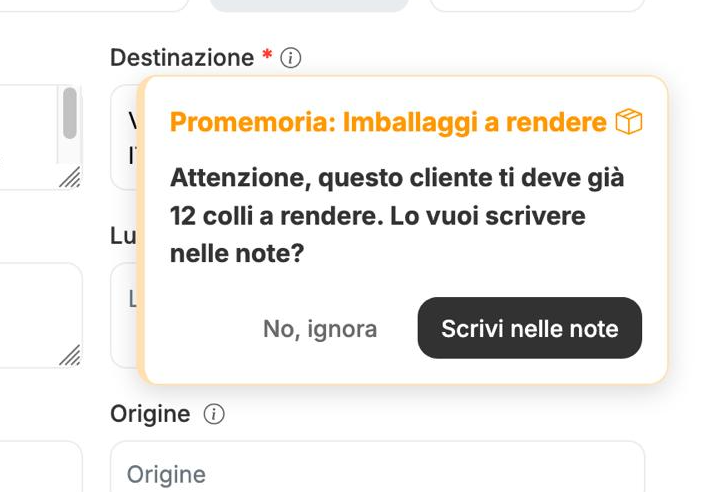 AI Suggerimenti colli